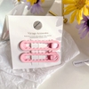 Set 2 kẹp tóc gợn sóng ngọt ngào