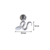 bông tai Snake Titanium - 1.2*6mm