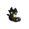Trâm cài kim loại Toothless