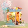 Mô Hình Lắp Ráp Nhà Búp Bê Know Me Cửa Hàng Ăn Vặt Lucky Snack Shop