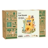 Mô Hình Lắp Ráp Gỗ Ngôi Nhà Mèo Robotime Rolife Cat House DG149