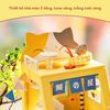 Mô Hình Lắp Ráp Gỗ Ngôi Nhà Mèo Robotime Rolife Cat House DG149