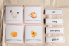 Thẻ 3 phần vòng đời của Gà - Tiếng Việt