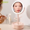 GƯƠNG TRANG ĐIỂM ĐÈN CẢM ỨNG ĐA NĂNG TÍCH HỢP HỘP TRANG ĐIỂM ECOCO E1908