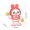 Đồ chơi thỏ robot nhảy múa theo nhạc và đèn