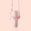 Combo Ly giữ nhiệt & Quai đeo silicone LocknLock Energetic 550ml - 2 Màu (Vàng, Hồng Nhạt) - LHC3249S01