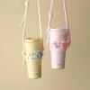 Combo Ly giữ nhiệt & Quai đeo silicone LocknLock Energetic 550ml - 2 Màu (Vàng, Hồng Nhạt) - LHC3249S01