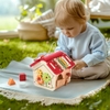 Ngôi nhà đồ chơi Montessori bằng gỗ cho bé Mamimamihome