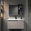 Bộ Tủ Gương Phòng Tắm, Tủ Lavabo Đẹp, Tủ Lavabo Phòng Tắm CR 519