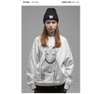 Life Work Sweater Radok Big Logo Short Sleeve SweatShirt White