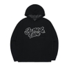 ADLV Round Logo Knit Hoodie Black