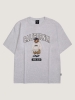 WHOAU T-Shirt WHRPD2411U Melange Gray