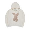 ADLV CREAM FUZZY RABBIT HOODIE CREAM