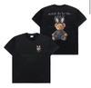 ADLV RABBIT BEAR DOLL LOGO BLACK TSHIRT