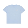 ADLV SCRIPT LOGO PRINTING SHORT SLEEVE T-SHIRT BLUE