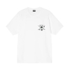 STUSSY SURF SKATE SKULL TEE WHITE