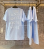 Anti Social Social Club Partly Cloudy Blue Tee