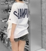 Champion Heritage Big Logo Back Tee - White