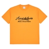 ADLV GEL PRINTING LOGO SHORT SLEEVE T-SHIRT ORANGE