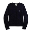 WHOAU Steve Cable Cardigan Navy / WHCKD4902F