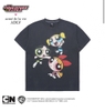 [THE POWERPUFF GIRLS X ACMEDELAVIE] ADLV BIG PRINTING ARTWORK T-SHIRT GREY