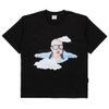 ADLV BABY FACE SKYDIVING SHORT SLEEVE T-SHIRT BLACK