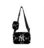 MLB Dia Monogram Fur Cross Bag New York Yankees 3ACRM1026-50BKS