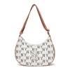 MLB Monogram Jacquard Hobo Bag New York Yankees 3ABQL023N-50CRS