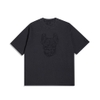 LIFE WORK Pigmented Embroidered Short Sleeve T-shirt (Black)