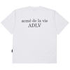 ADLV BABY FACE TELEPHONE BABY SHORT SLEEVE T-SHIRT R WHITE