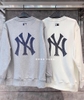 MLB MONOGRAM DIAMOND GRADIENT BAG BIG LOGO OVERFIT SWEATSHIRT NEW YORK YANKEES
