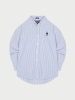 WHOAU Striped Shirts WHYSD2302U (Blue)