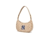 MLB MONOGRAM HOBO BAG NEW YORK YANKEES BEIGE