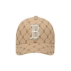 MLB Monogram Diamond Curve Boston Red Sox Beige 32CPFH111-43B