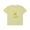 ADLV Fuzzy Bear Short Sleeve T-Shirt Light Yellow