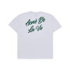 ADLV SCRIPT LOGO PRINTING SHORT SLEEVE T-SHIRT WHITE