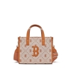 MLB Big Diamond Monogram Jacquard Small Tote Bag Boston Red Sox 3AORS013N-43BRS