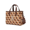 MLB Cube Monogram Small Tote Bag Boston Red Sox 3AORS022N-43BRD