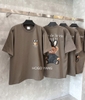 ADLV RABBIT BEAR DOLL LOGO COCOA TSHIRT