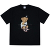 ADLV CHECK PANTS BEAR SHORT SLEEVE T-SHIRT BLACK