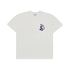 ADLV MINI BABY FACE PURPLE DINOSAUR T-SHIRT WHITE