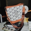 MLB Big Classic Monogram Jacquard New Bucket Bag New York Yankees 3ABML023N-50CRS
