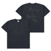ADLV EMBOSSING SCRIPT LOGO SHORT SLEEVE T-SHIRT CHARCOAL