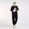 ADLV BABY FACE SKYDIVING SHORT SLEEVE T-SHIRT BLACK