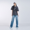 ADLV A STENCIL LOGO SHORT SLEEVE T-SHIRT CHARCOAL
