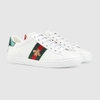 Gucci Ace Embroidered Sneaker White Leather With Bee