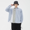 ROMANTIC CROWN DOUBLE BUTTON OXFORD SHIRT_BLUE