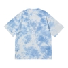 Life Work Tie Dye Coin Wapen Short Sleeve T-shirt Blue