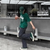 STUSSY WORLDTOUR T-SHIRT GREEN