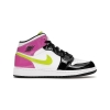 Jordan 1 Mid White Black Cyber Pink (GS)